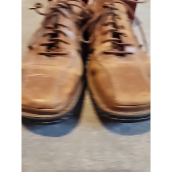 Clarks Mens Brown Leather Casual Square Toe Oxford Shoes Lace Up Shoes Size 10 M main image 10